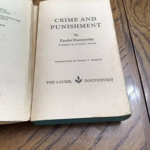 Crime and Punishment Book 1959 Vintage Edition - Picture 4 of 5